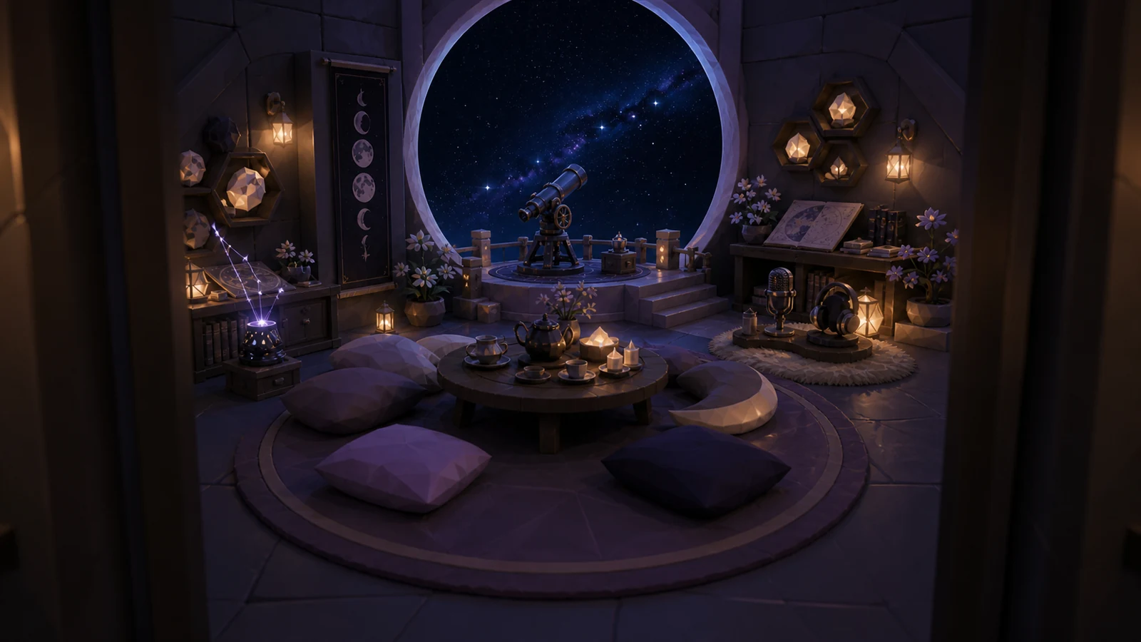 Starlight Observatory from a perspective camera