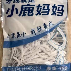 USED Mama Deer Dental Floss Picks (40 Count) | 二手小鹿妈妈牙线棒 40支装
