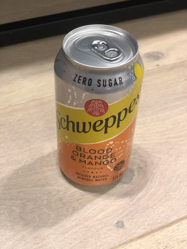 NEW Schweppes Blood Orange & Mango Sparkling Drink血橙芒果口味气泡饮