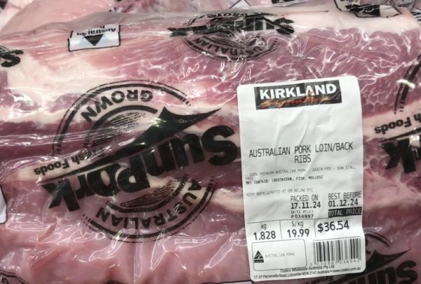 Costco-猪里脊肉-类排骨 Pork Loin / Back 🐖🔥
