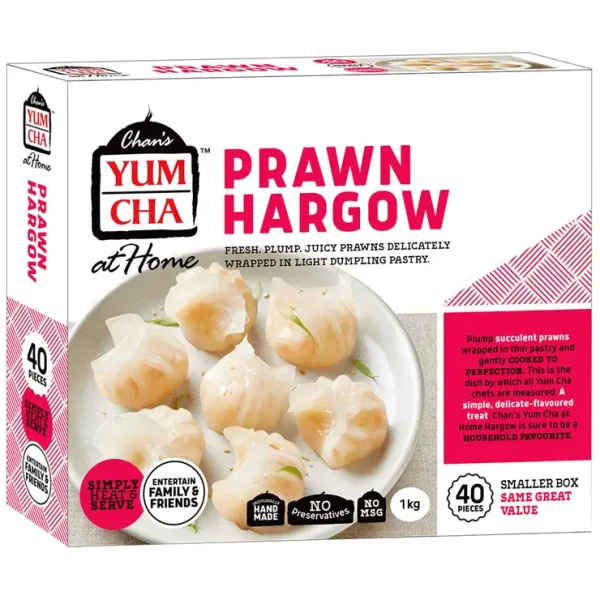 Costco- 陈氏饮茶虾饺 Chan's YUM CHA Prawn Hargow 40pieces 1kg/box