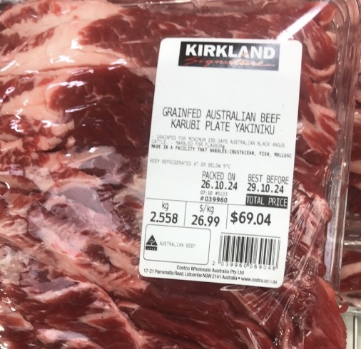 Costco-谷饲澳洲牛肉卡鲁比拼盘烤肉 Grainfed Australian Beef Karubi Plate Yakiniku🥩🔥