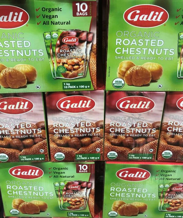 Costco-Galil 有机烤栗子 Organic Roasted Chestnuts 10x100g  🌰✨
