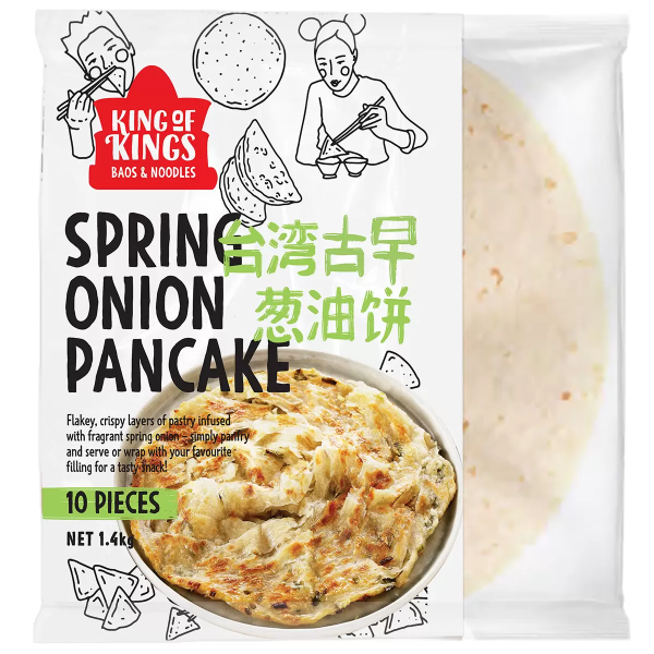 Costco-King of Kings 台湾葱油饼 Spring Onion Pancake 10 Pieces 1.4kg
