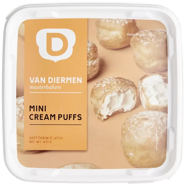 Costco 迷你香草奶油泡芙 - Van Diermen Mini Vanilla Cream Puffs 1.617kg