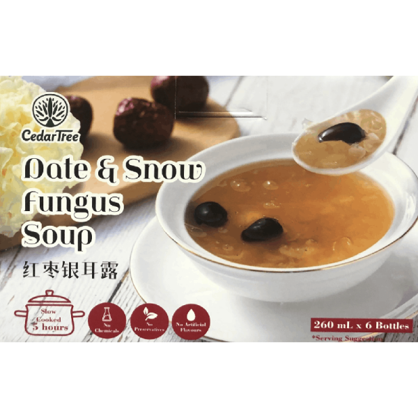 红枣银耳羹 Date Snow Fungus Soup 260mLx6瓶